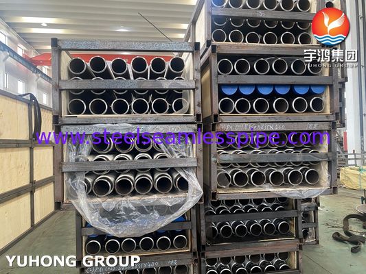 ASTM A106 GR.B কার্বন স্টীল সিউমলেস পাইপ সলিড ফিন টিউব ফার্নেসের জন্য