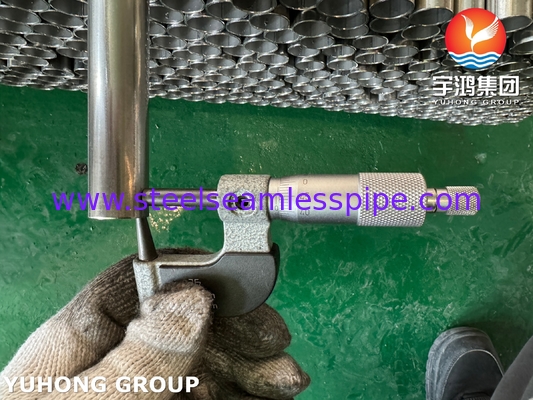 ASTM A249 TP316L ঢালাই করা টিউব সময়সূচী 10S তাপ বিনিময়কারী এবং বয়লার টিউব