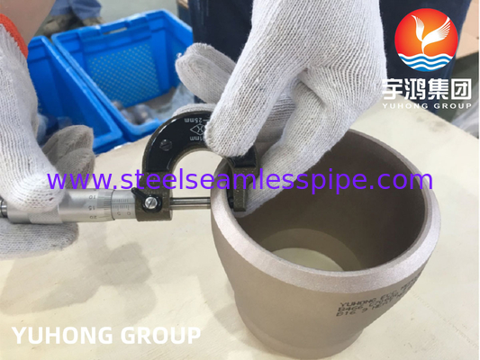 ASTM B466 C70600 কপার নিকেল সমুদ্র প্রকৌশলের জন্য কেন্দ্রবিচ্যুত হ্রাসকারী ফিটিং
