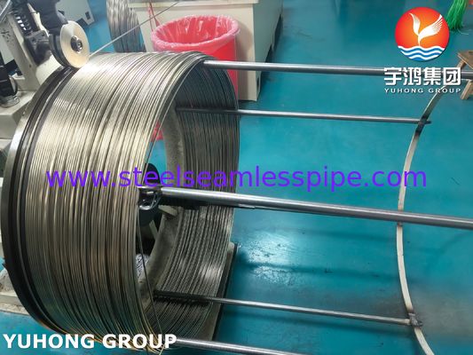 ইনজেকশন সূঁচ টিউবগুলির জন্য SUS304 কয়েল্ড স্টেইনলেস স্টিল মেডিকেল কৈশিক টিউবিং ISO9626