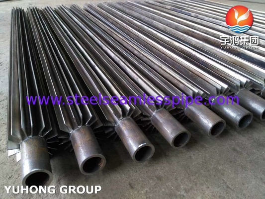 ASTM SA210 Gr A1 উত্তাপ এক্সচেঞ্জারের জন্য কার্বন ইস্পাত ফিনের সাথে লম্বা ফিন টিউব