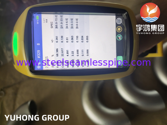 ডুপ্লেক্স স্টিল এএসটিএম A815 S32205 পাইপলাইন পাওয়ার প্ল্যান্টের জন্য রিটার্ন বন্ড এলকো