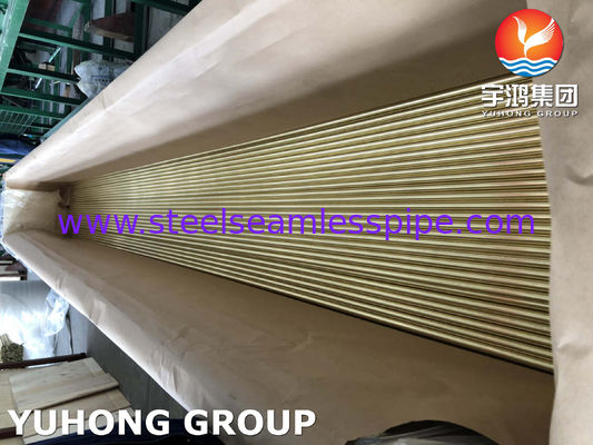 B111 C44300 এয়ার কুলার জাহাজ কনডেনসারগুলির জন্য নির্বিঘ্ন কপার অ্যালয় টিউব