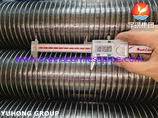 ASTM A335 P22 HFW করাতযুক্ত পাখাযুক্ত টিউব 11-13Cr তাপ বিনিময়কারীর জন্য