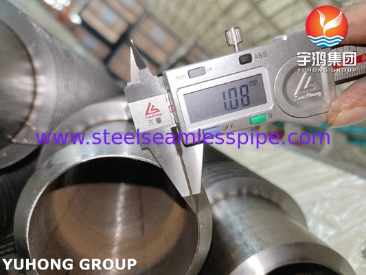 ASTM A335 P22 HFW করাতযুক্ত পাখাযুক্ত টিউব 11-13Cr তাপ বিনিময়কারীর জন্য