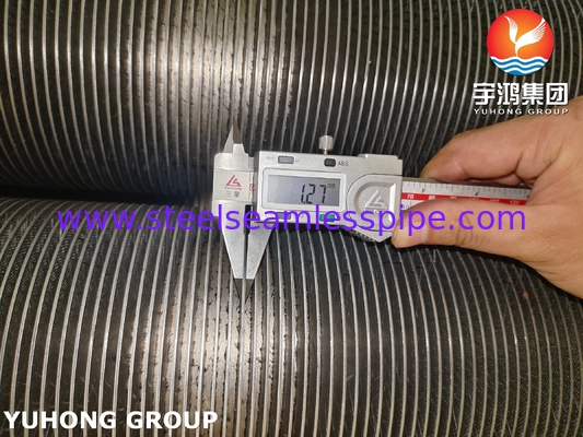ASTM A376 TP347H তাপ এক্সচেঞ্জার এবং বয়লারের জন্য সলিড ফিন টিউব