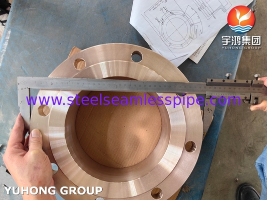 ASTM B283 C70620 কপার নিকেল খাদ ফ্ল্যাঞ্জ মেরিন অ্যাপ্লিকেশনের জন্য