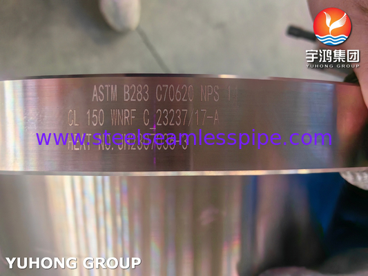 ASTM B283 C70620 কপার নিকেল খাদ ফ্ল্যাঞ্জ মেরিন অ্যাপ্লিকেশনের জন্য