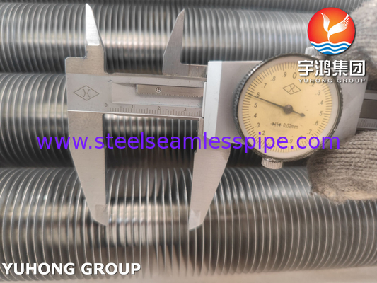 ASTM A179 কার্বন ইস্পাত ফিন টিউব, এল টাইপ ফিন টিউব, এয়ার কুলারের জন্য অ্যালুমিনিয়াম স্ট্রিপ সহ