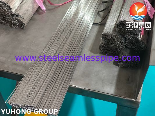 AISI304 স্টেইনলেস স্টিল হাইপোডার্মিক টিউবিং, মেডিকেল ক্যাপিলারি নিডেল টিউব ISO9626