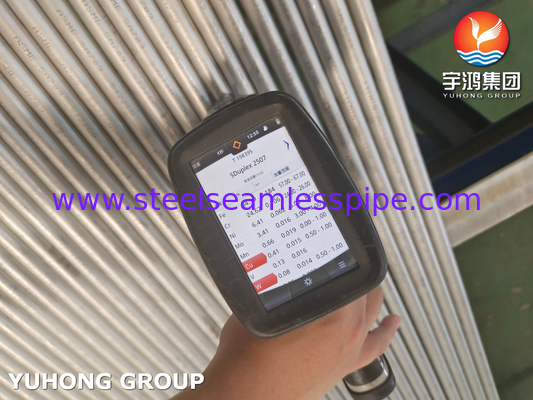 ASTM A790 S32750 ডুপ্লেক্স স্টেইনলেস স্টিল সীমলেস টিউব পাইপলাইন এবং পাওয়ার প্ল্যান্টের জন্য