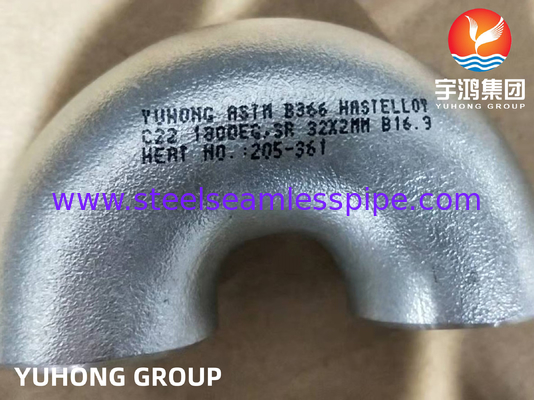 ASTM B366 C22 পাইপ এলকো সরবরাহকারী ক্ষয় প্রতিরোধী নিকেল খাদ ফিটিং