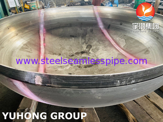 ASME U স্ট্যাম্প ২:১ উপবৃত্তাকার হেড Q245R NACE শংসিত, শোধনাগারের অ্যাসিডযুক্ত পরিষেবার পাত্রের জন্য