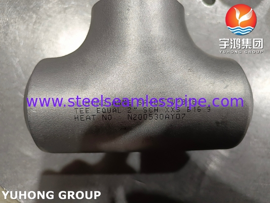 উচ্চ চাপ WP316L স্টেইনলেস স্টীল সমতুল্য Tee ASTM A403 সঙ্গতিপূর্ণ Buttweld ফিটিং