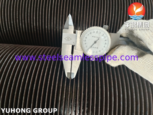 কার্বন ইস্পাত A106 GR.B স্পাইরাল ফিনযুক্ত টিউব রিহিটার এবং ইকোনোমাইজারের জন্য