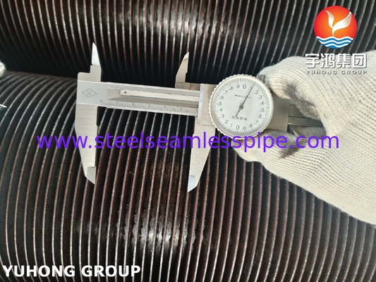 কার্বন ইস্পাত A106 GR.B স্পাইরাল ফিনযুক্ত টিউব রিহিটার এবং ইকোনোমাইজারের জন্য