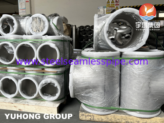 ডুপ্লেক্স অ্যালোয় স্টিল ইকুল টি, A815 S32750 / SAF 2507 বিট-ওয়েড ফিটিং, সমুদ্রের জল নিষ্কাশন সিস্টেম