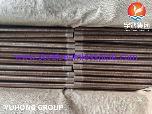 ASTM B111 C70600 কপার নিকেল স্টিল লো ফিন টিউব হিট এক্সচেঞ্জারের জন্য
