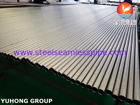 ASME SB338 UNS R50400 গ্রেড ২ টাইটানিয়াম অ্যালগ্রি স্টিল টিউব কনডেনসার এবং তাপ এক্সচেঞ্জারের জন্য