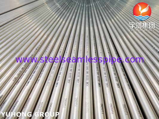 ASME SB338 UNS R50400 গ্রেড ২ টাইটানিয়াম অ্যালগ্রি স্টিল টিউব কনডেনসার এবং তাপ এক্সচেঞ্জারের জন্য