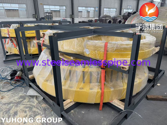SA266 GR2 কার্বন ইস্পাত শেল এবং টিউব এক্সচেঞ্জারগুলির জন্য হাইড্রোলিক টেস্ট ফিক্সচার, NACE MR0175 মেনে চলে