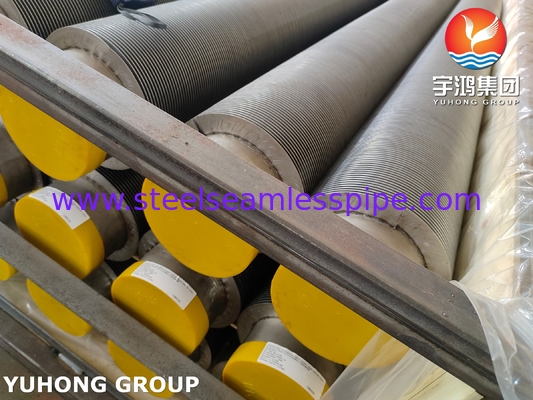 ASTM A376 TP347H HFW কঠিন ফিন টিউব তাপ বিনিময়কারীর জন্য