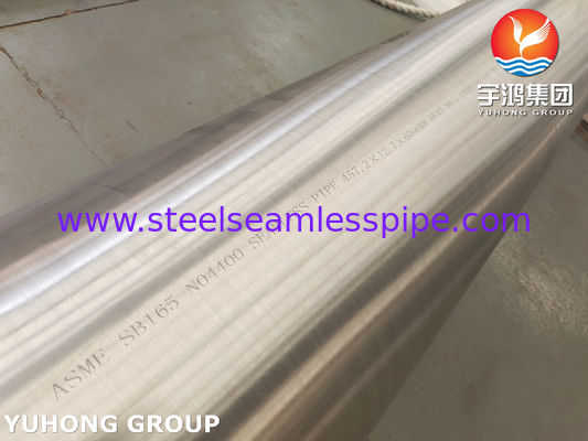 ASME SB165 UNS N04400 Monel 400 Nickel Alloy Pipe 66Ni/34Cu Seamless Pipe