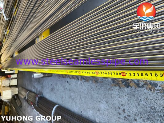 ​​ASTM A213 TP312H স্টেইনলেস স্টিল বিজোড় টিউব উজ্জ্বল অ্যানিল্ড সারফেস তাপ এক্সচেঞ্জারের জন্য