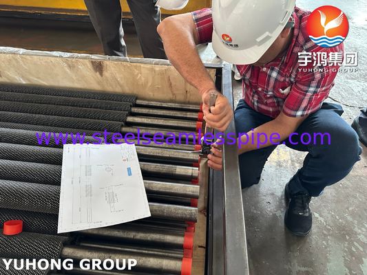 ASTM A213 T22 (K21590) HFW করাতযুক্ত পাখাযুক্ত তাপ বিনিময় টিউব