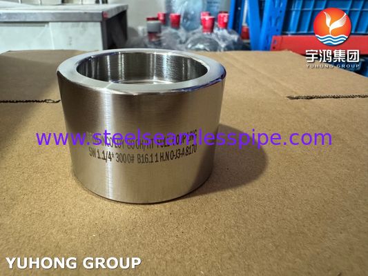 ASTM B564 UNS N08811 পেট্রোকেমিক্যাল & পাওয়ার প্ল্যান্টের জন্য নিকেল অ্যালোয় ফুল কপলিং সকেট ওয়েল্ড