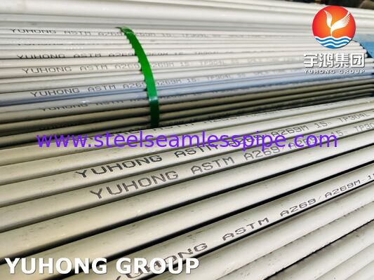 ASTM A269 TP304L / 03Х18Н11 ক্ষয়কারী সেবা জন্য বিরামবিহীন স্টেইনলেস স্টীল টিউব