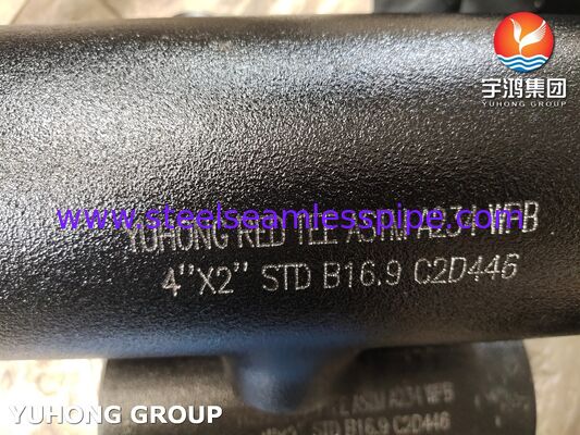 ASTM A234 WPB কার্বন ইস্পাত ফিটিং হ্রাসকারী টি বাটওয়েল্ড