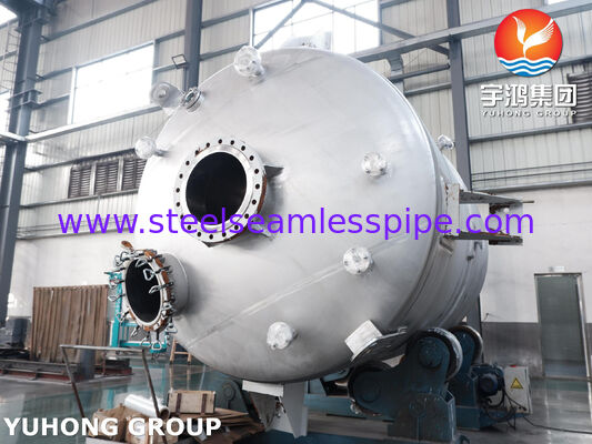 এএসএমই ইউ স্ট্যাম্প সার্টিফাইড জ্যাকেটযুক্ত রিঅ্যাক্টর পাত্রে SA516 Gr.70 কার্বন ইস্পাত মিশ্রণের জন্য Agitator সঙ্গে