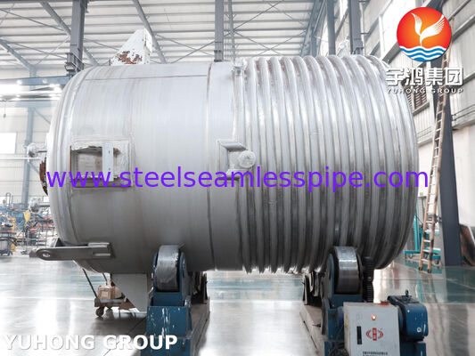 এএসএমই ইউ স্ট্যাম্প সার্টিফাইড জ্যাকেটযুক্ত রিঅ্যাক্টর পাত্রে SA516 Gr.70 কার্বন ইস্পাত মিশ্রণের জন্য Agitator সঙ্গে