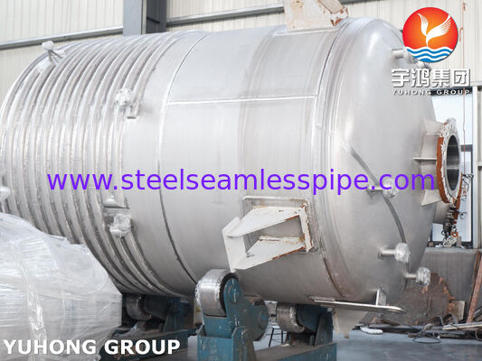 এএসএমই ইউ স্ট্যাম্প সার্টিফাইড জ্যাকেটযুক্ত রিঅ্যাক্টর পাত্রে SA516 Gr.70 কার্বন ইস্পাত মিশ্রণের জন্য Agitator সঙ্গে