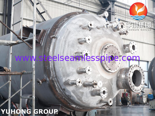 এএসএমই ইউ স্ট্যাম্প সার্টিফাইড জ্যাকেটযুক্ত রিঅ্যাক্টর পাত্রে SA516 Gr.70 কার্বন ইস্পাত মিশ্রণের জন্য Agitator সঙ্গে