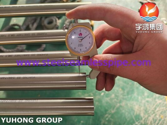 ASTM A270 TP304 স্টেইনলেস স্টীল উজ্জ্বল অ্যানিলড সিউমলেস স্যানিটারি টিউব খাদ্য প্রক্রিয়াকরণের জন্য