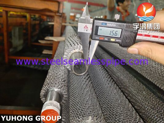 সাইজড ফিনড টিউব∙ হাই ফ্রিকোয়েন্সি ওয়েল্ডড∙ টি২২ বেস টিউব আর সিএস ফিনস এইচআরএসজি/বোটলারের জন্য