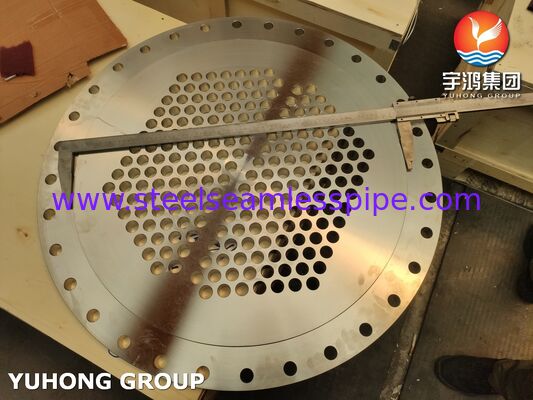 সাধারণ তাপ এক্সচেঞ্জার সার্ভিস টিউবশিট ASME SA240 SS304 100% UT