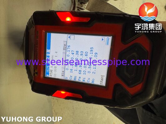 এএসটিএম এ৩১২ টিপি৩১৬এল স্টেইনলেস স্টীল সিউমলেস পাইপ