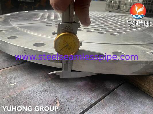 ASME SA240 SS304 স্টেইনলেস স্টীল স্টেশনারি টিউব শীট জন্য তাপ এক্সচেঞ্জার