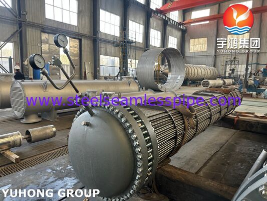 ASME SA179 U আকৃতির টিউব তাপ এক্সচেঞ্জার টিউব বান্ডেল সহ ASME SA516 Gr70N টিউব শীট শিল্প তাপ স্থানান্তর জন্য