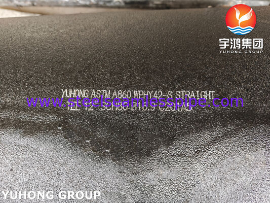 ASTM A860 WPHY42-S Equal Tee উচ্চ চাপ পাইপলাইন সিস্টেমের জন্য উচ্চ-শক্তির ইস্পাত বিট ওয়েল্ডিং ফিটিং