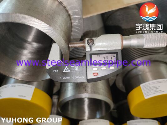 A335 P9 উচ্চ তাপমাত্রা তাপ এক্সচেঞ্জারগুলির জন্য HFW ফিনিড টিউব কার্বন স্টিলের ফিনিস