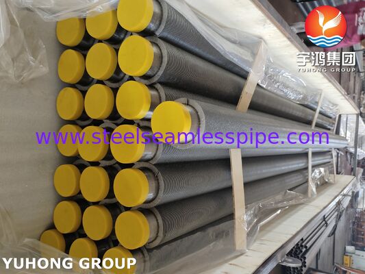 A335 P9 উচ্চ তাপমাত্রা তাপ এক্সচেঞ্জারগুলির জন্য HFW ফিনিড টিউব কার্বন স্টিলের ফিনিস