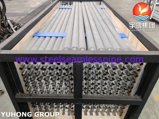 EN 10217-7 1.4301 এয়ার কুলারগুলির জন্য এক্সট্রুডেড ফিন টিউব তাপ পুনরুদ্ধার