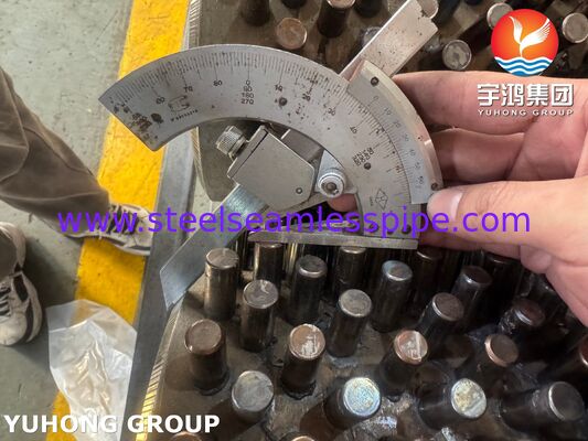 স্টাফড টিউব বেস টিউব এএসটিএম এ৩৩৫ পি২২ উচ্চ তাপমাত্রা প্রতিরোধী