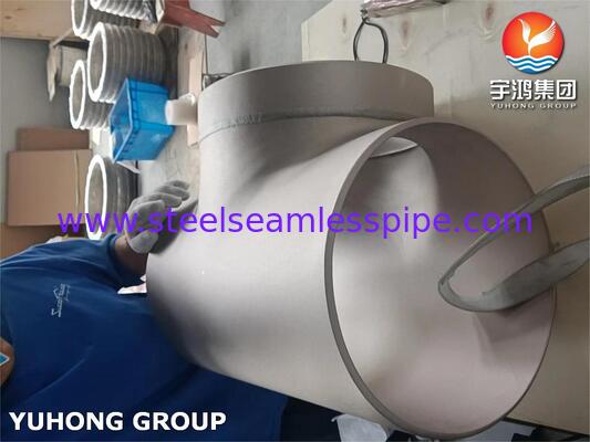 এএসটিএম বি৪৬৬ সি৭০৬০০ কপার-নিকেল ৯০-১০ টি ফিটিং - সামুদ্রিক ক্ষয়কারী সার্ভিস পাইপিং সিস্টেমের জন্য সিউমলেস ভাঙা খাদ