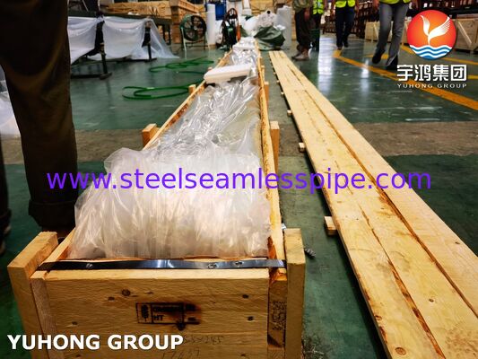 কন্ডেনসার এবং তাপ এক্সচেঞ্জার অ্যাপ্লিকেশন ASTM B111 C68700 কপার নিকেল টিউব