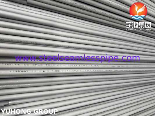 ASME SA213 TP347 স্টেইনলেস স্টীল seamless তাপ এক্সচেঞ্জার টিউব